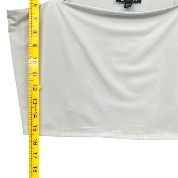 Express Grey Spaghetti Straps Off Shoulder Cropped‎ Cami Top Size Extra Large - Picture 6 of 6